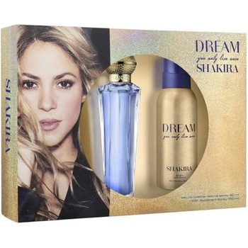 Shakira Dream You Only Live Once подаръчен комплект EDT за жени 80 ml + дезодорант 150 ml