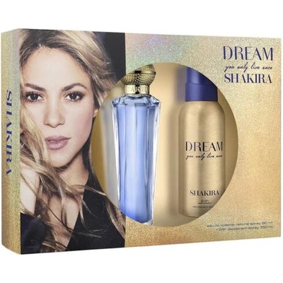 Shakira Dream You Only Live Once подаръчен комплект EDT за жени 80 ml + дезодорант 150 ml