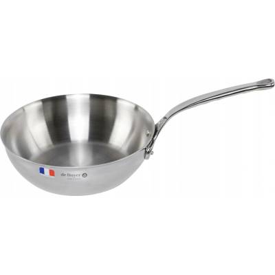de Buyer Pánev AFFINITY na soté hluboká kulatá nerez rozšířený okraj nedeformovatelná průměr 24 cm výška 7 cm váha 1,34 kg