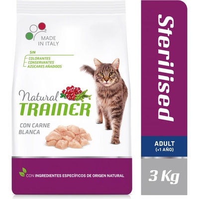 Trainer Natural Cat Sterilised il.maso 3 kg