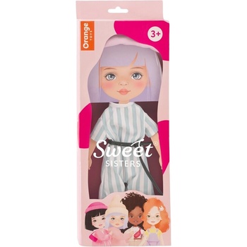 Orange Toys Комплект дрехи за кукла Orange Toys Sweet Sisters - Гащеризон на райета (S19)