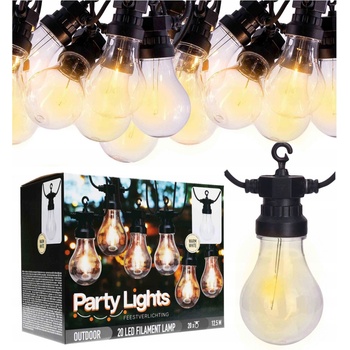 PROGARDEN Svetelná reťaz LED 20 ks 12,5m KO-LE2100180