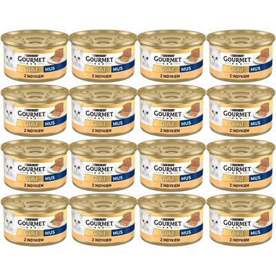 Gourmet Gold mousse s morčacím mäsom 72 x 85 g
