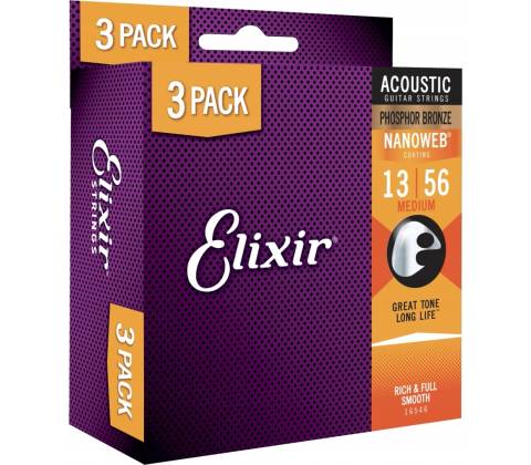 Elixir NanoWeb Phosphor Bronze16546