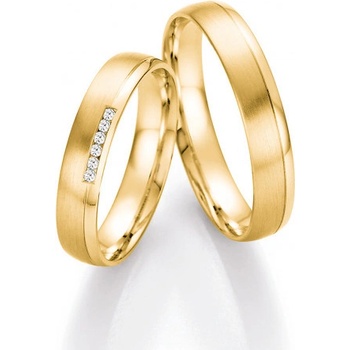 Honeymoon zlaté snubní prsteny 66 41050 040YG
