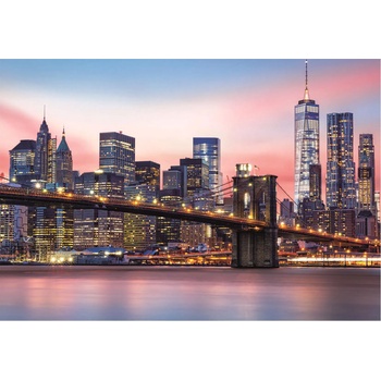 Image 1 of Educa - Puzzle Brooklyn Bridge, New York neon - 1 000 piese