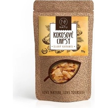 NATU Kokosové chipsy BIO slaný karamel 70 g