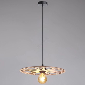 HEXE Пендел FALCO 1xE27/60W/230V Ø 40 см бежов (HX0233)