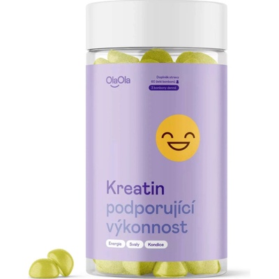 OlaOla Kreatin podporující výkonnost 60 želé bonbónů