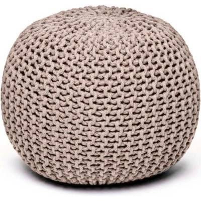 Bonami Essentials Сив и кафяв диван Jagger pouf - Bonami Essentials (RE-PU-04 Grey)