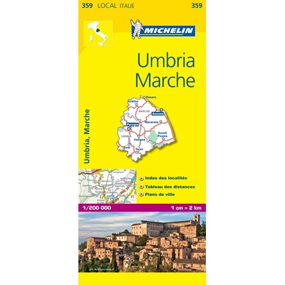 mapa Umbria, Marche 1:200 t.