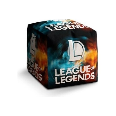 Sablio Taburet Cube League of Legends Glow: 40x40x40 cm