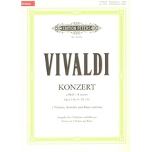 VIVALDI: CONCERTO A-MOLL MINOR op.3/8/RV 522 // 2 x violin a piano strings a basso continuo