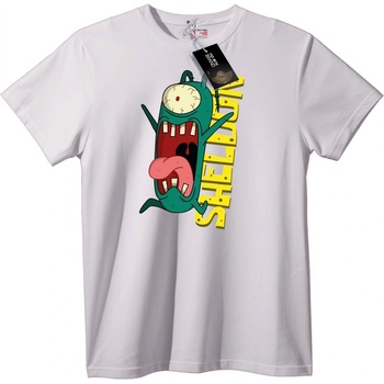NOONEBRAND Тениска Sheldon Чудовище - XL, White