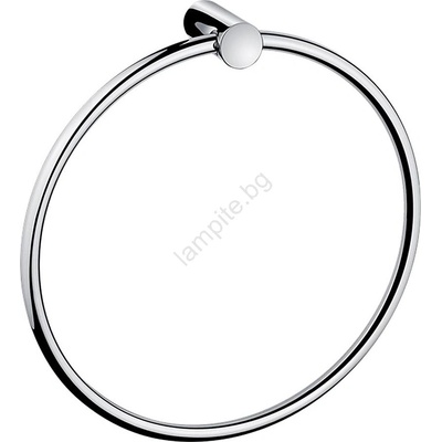 Nimco br 11060l-26 - Стенна закачалка за кърпи bormo Ø 20 см лъскав хром (nm0012)