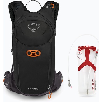 Osprey Мъжка велосипедна раница Osprey Siskin 12 l с мека бутилка 2, 5 l black