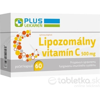 Plus Lekáreň Lipozomálny vitamín C 500 mg 60 kapsúl