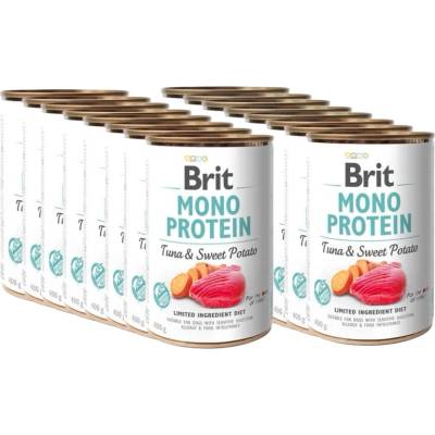 Brit mono protein туна и сладки картофи 18x400г