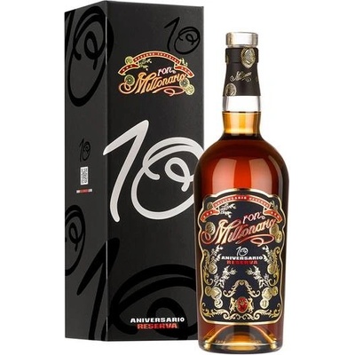 Ron Millonario Aniversario Reserva Rum 10y 40% 0,7 l (tuba)