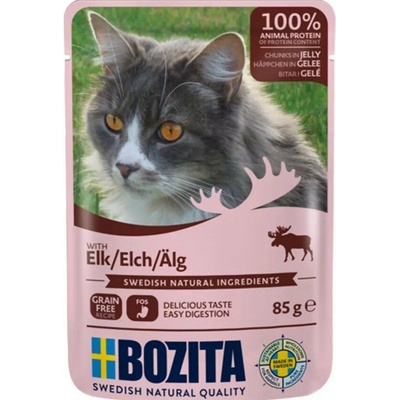 BOZITA Elk Chunks in jelly 85 g