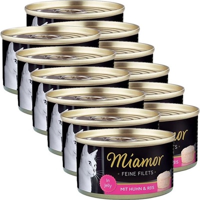 Miamor Консерва Miamor Filet пиле и ориз 12 x 100 г