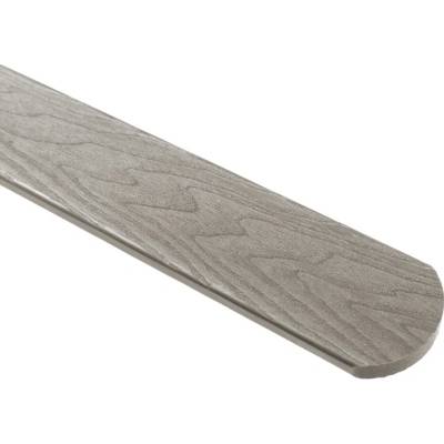 Plotové prkno WPC 3D oboustranný dřevodekor - light grey 71 x 11 x 800 mm rovná