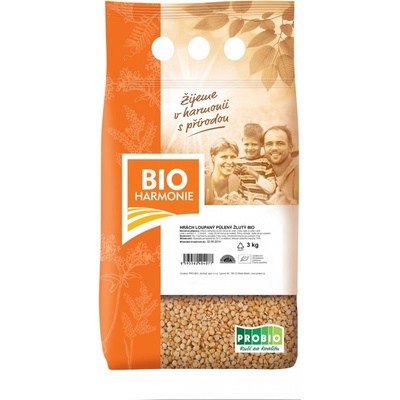 Bioharmonie Hrách loupaný půlený žlutý 3 kg