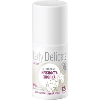 Belita-Vitex Lady Delicate deodorant Něžná bavlna pro citlivou pokožku 50 ml (roll-on)