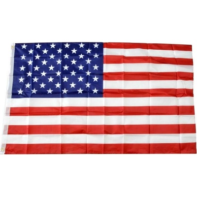 Vlajka, polyester, oboustranný potisk, USA, 150x90cm