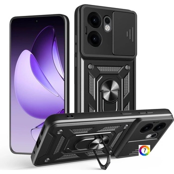 OPPO Reno13 F 4G / 5G Sliding Camera Cover Design /TPU Hybrid PC Удароустойчив Ring Holder Калъф и Протектор