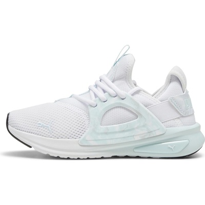 Puma dámska vychádzková obuv SOFTRIDE ENZO EVO GEODE GLOW WNS biela tyrkysová