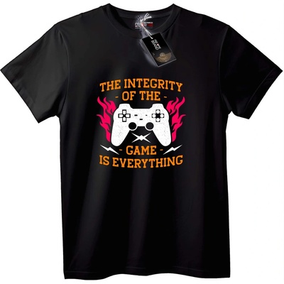 NOONEBRAND Тениска Игрови Интегритет - M, Black