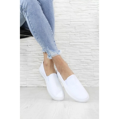 Prety slip on 11012-8WH bílé – Zboží Dáma