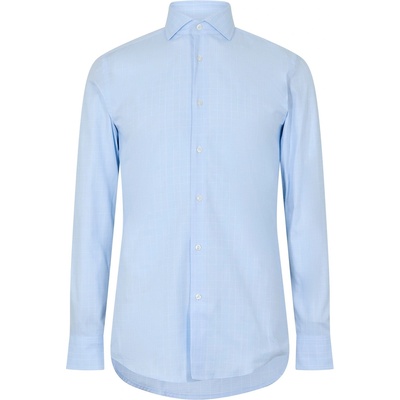 HUGO BOSS Риза с дълъг ръкав Boss Men's Hank Spread Long Sleeve Oxford Shirt - Pastel Blue