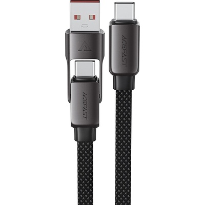 Acefast C13-05 USB-C - USB-A / USB-C 480 Mb/s 3 A 0,2m černý