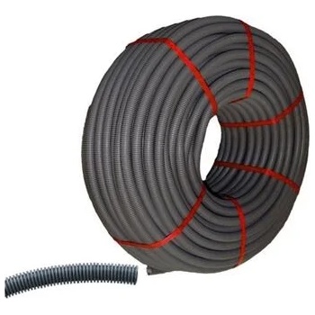 Legrand Гофрирана тръба Ф25 750n 3422 сива, с корда, 100 метра (651225)