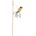 Kerbl Играчка за котки Kerbl Cat Playing Rod Mouse Nature - Въдица мишка 40 см - Kerbl Германия 82630