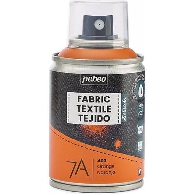 Pébéo 7A farba na textil ve spreji 100 ml 03 orange