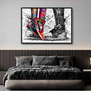 Decono Картина Banksy Sneakers