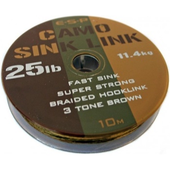 ESP šnúra Sink link camo brown 10m 15lb