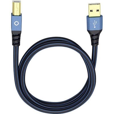 Oehlbach 9345 USB 2.0 USB-A zástrčka USB-B zástrčka 7,5m modrý