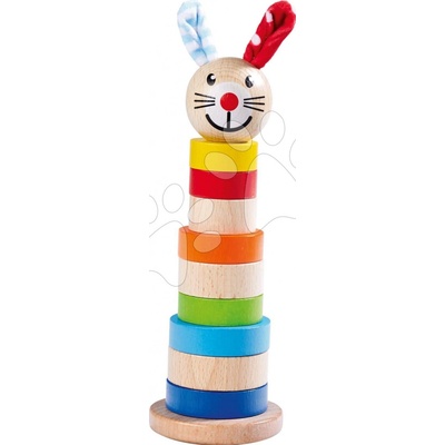 Eichhorn skládací věž Baby Stapel Tower Rabbit 11 dílů výška 20 cm