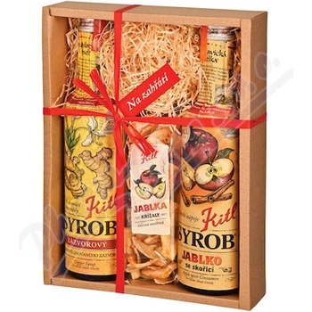 Kitl Syrob Zázvorový a Jablko a křížaly 2 x 0,5 l