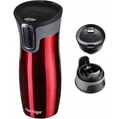 Contigo termohrnek West Loop 470 ml červený lesk