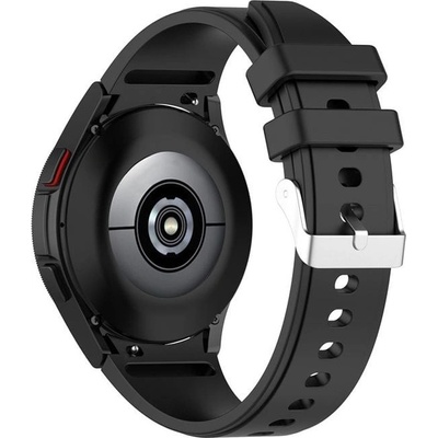 Mobilly remienok pre Samsung Galaxy Watch4 a Watch4 Classic, silikónový, čierny black 558 DSJ-01-00S