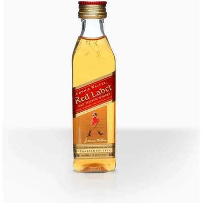 Johnnie Walker Red Label 40% 0,05 l (čistá fľaša)