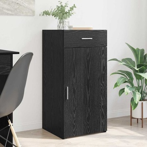 vidaXL Служебен шкаф Черен дъб 45 x 42, 5 x 93 см Инженерна дървесина (883149)