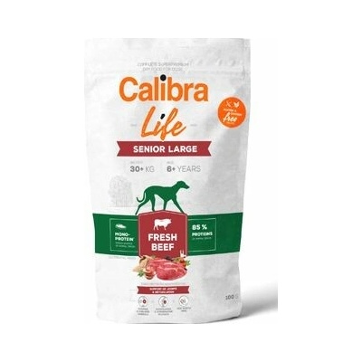 Calibra Dog Life Senior Large Fresh Beef 50 x 100 g