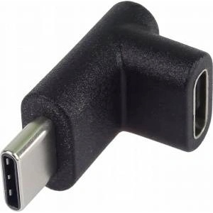 PremiumCord USB-C to USB-C adapter, 90° curved