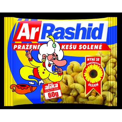 ArRashid kešu pražené solené 60 g